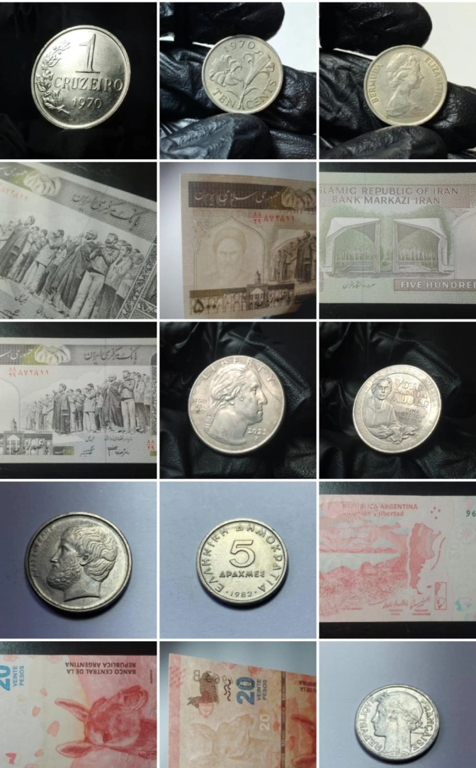 Moedas e Cedulas