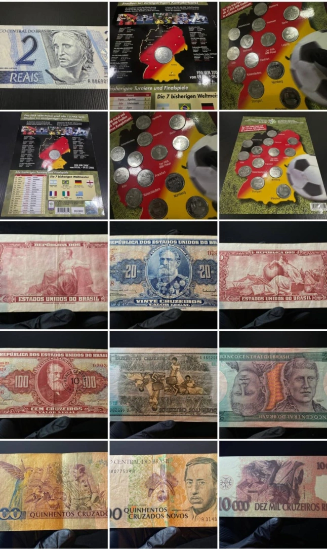 Moedas e Cedulas